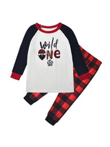 Pajamas Set Wild One Top And Plaid Pants