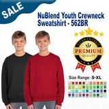 JERZEES® NuBlend Youth Crewneck Sweatshirt