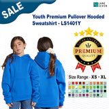 Lane Seven ® Youth Premium Pullover Hooded Sweatshirt