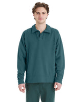 ComfortWash by Hanes® Garment Dye Polo Collar Sweatshirt - GDH490