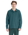 ComfortWash by Hanes® Garment Dye Polo Collar Sweatshirt - GDH490
