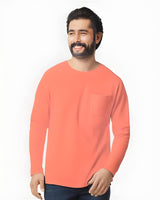 Comfort Colors® Garment-Dyed Heavyweight Long Sleeve Pocket T-Shirt