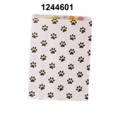 Paw Print Paper Gift Bags 6 3/8" x 8 1/2"