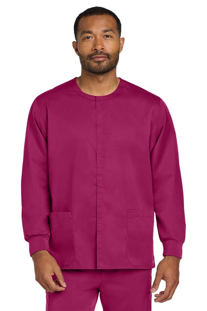Wink® WorkFlex Snap Front Scrub Jacket Comfortable
