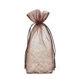 Flat Bottom Organza Bags 5 1/2''x11/2''x10 1/2'' for Beautiful Favors