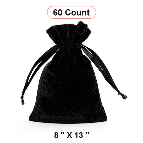 Velvet Jewelry Bags 8" x 13" Durable and Stylish