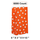 Dot Patterned Sos Food Bags 5'' x 3'' x 9 1/2'' Wrap
