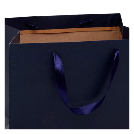 Vibrant Kraft Euro Tote 13" x 5" x 9" with Satin Handles