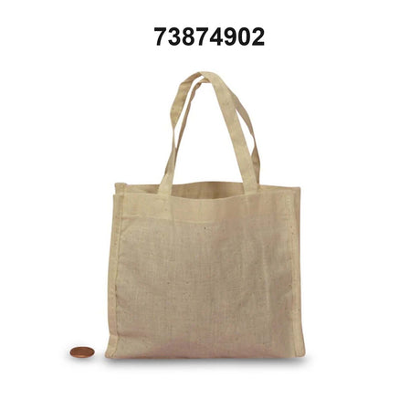 White Cotton Holders Large Bags 7'' × 2 3/4'' × 6'' Great for Gifts