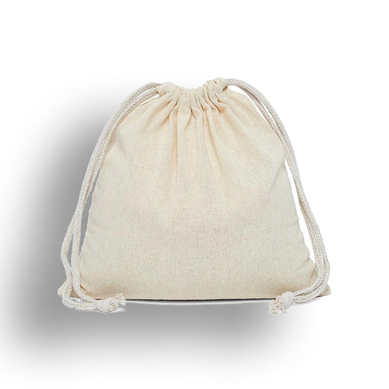 Extra 8" x 10" Plain Cotton Muslin Pouch