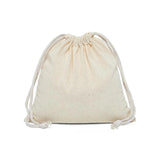 Standard 3" x 4" Plain Cotton Muslin Pouch