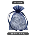 Sheer 8” x 12” Organza Bags Perfect for Small Treats
