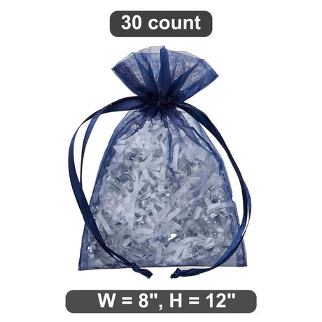 Sheer 8” x 12” Organza Bags Perfect for Small Treats