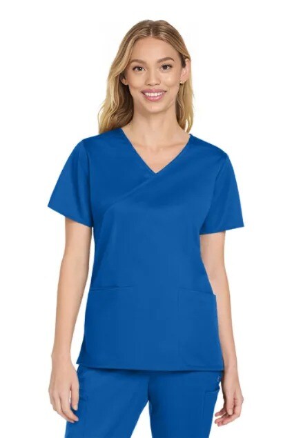 Wink® Women’s WorkFlex Mock Wrap Top
