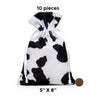 Plush Animal Faux Fur Storage Bags 5" x 8"
