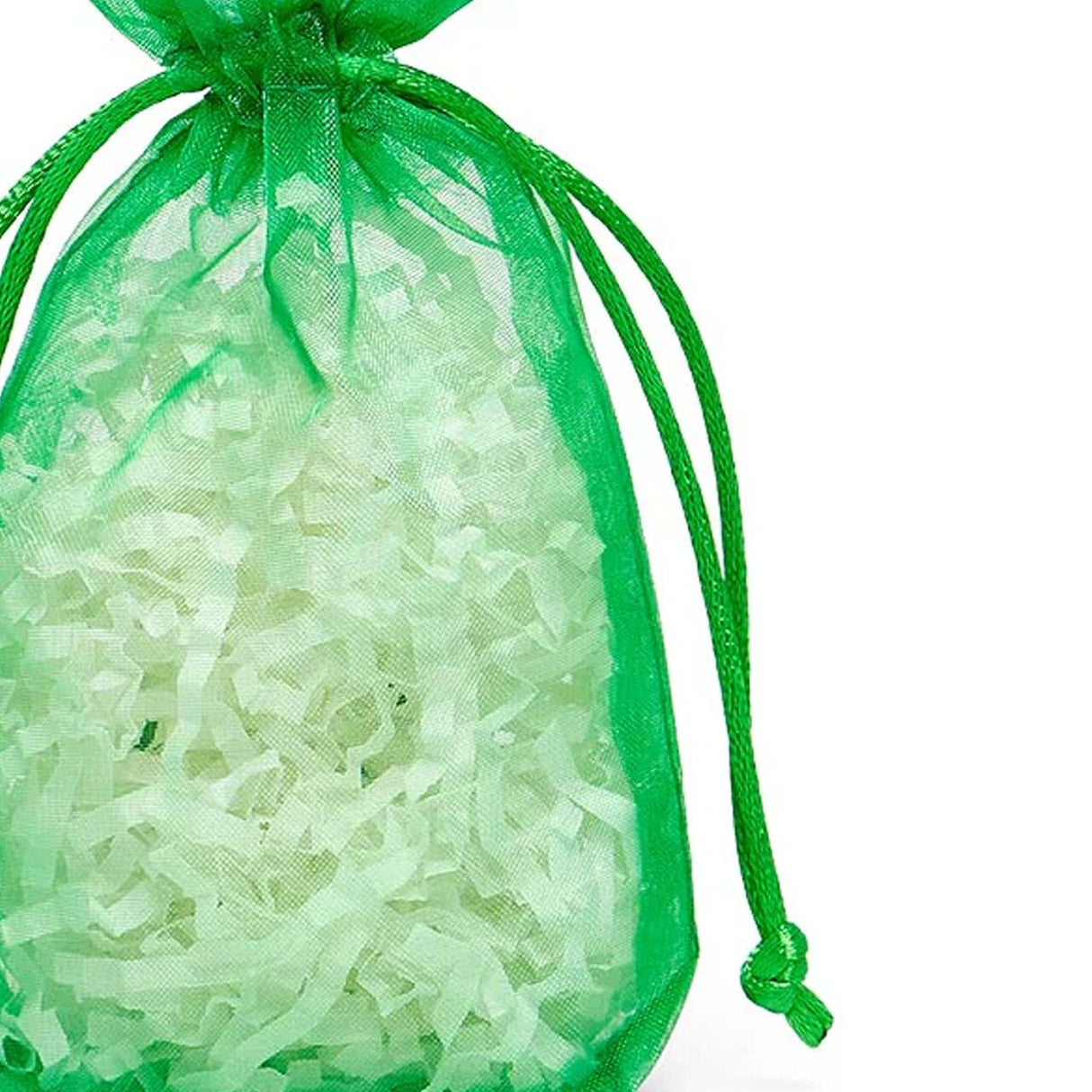 Flat Bottom Organza Bags 5 1/2''x11/2''x10 1/2'' for Premium Gift Bags