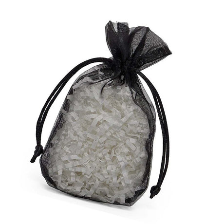 Flat Bottom Organza Bags 3 1/2''x1''x5 1/2'' for Party Favors