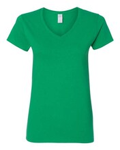 Gildan® Heavy Cotton Women’s V-Neck Short Sleeve T-Shirt