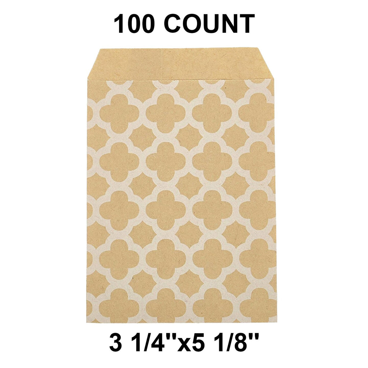 Economical White Paper Merchandise Bags 3 1/4" x 5 1/8"