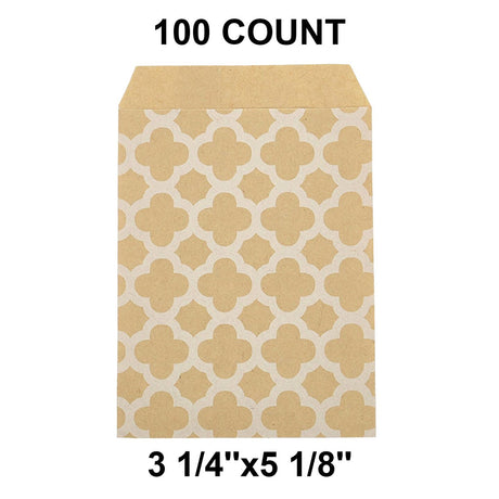 Economical White Paper Merchandise Bags 3 1/4" x 5 1/8"