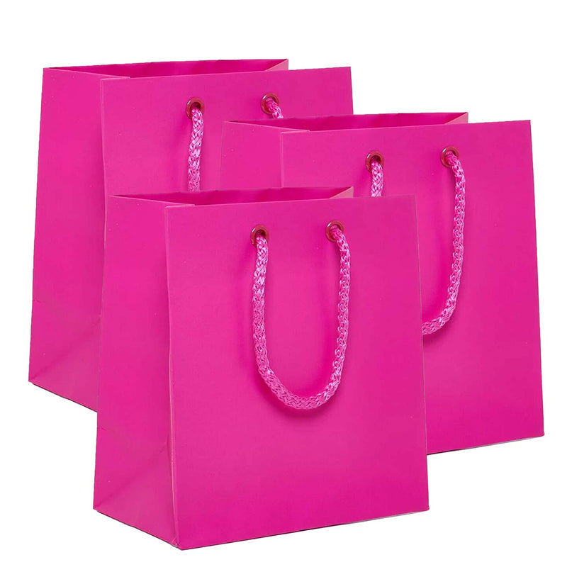 Stylish Matte Euro Tote 6" x 3 1/2" x 6 1/2"