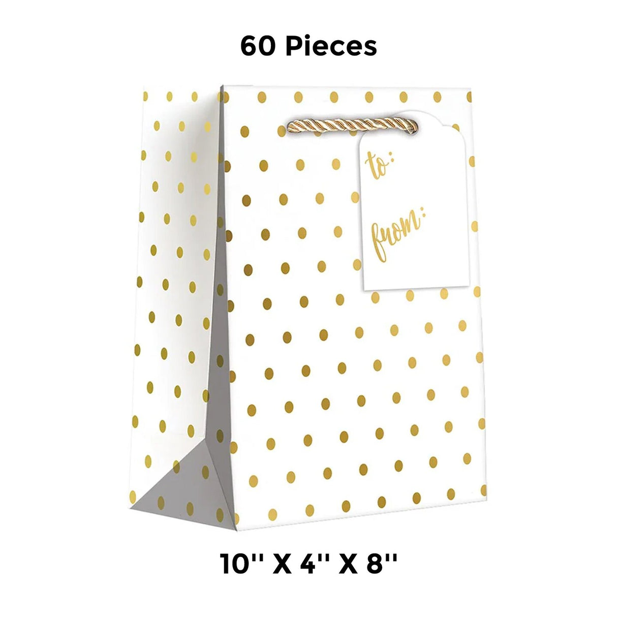 Fun Patterned Gift Bags 10" x 4" x 8"