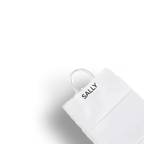 Versatile Plain White Kraft Shopping Bag 10" x 5" x 13"