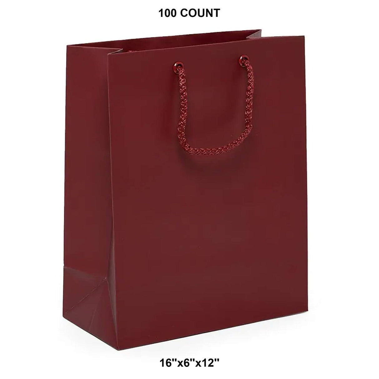 Sleek Matte Euro Tote 16" x 6" x 12"