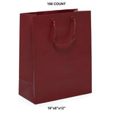 Sleek Matte Euro Tote 16" x 6" x 12"