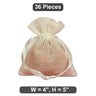 4" x 5" Drawstring Muslin Bags Natural & Colored Options