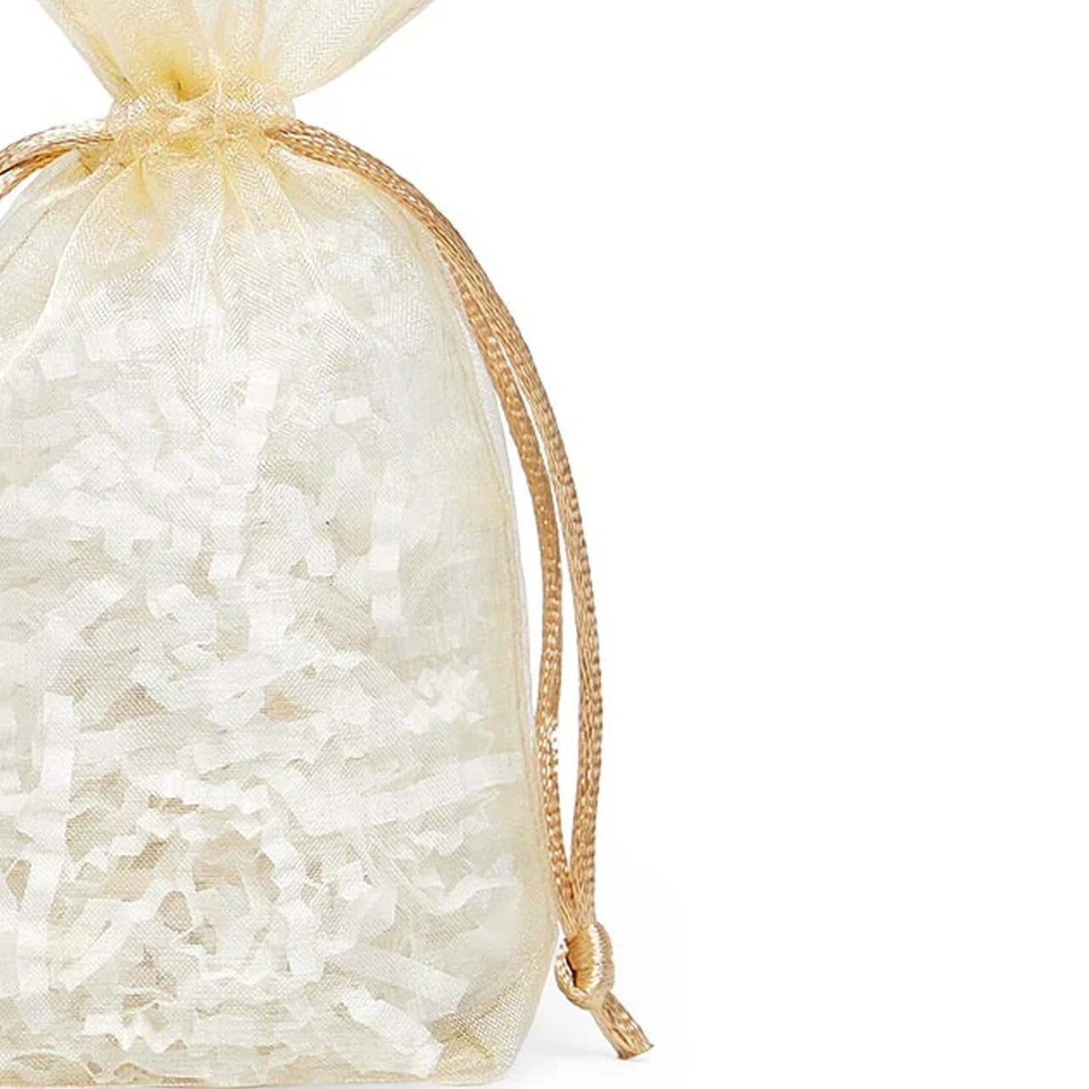 Flat Bottom Organza Bags 3 1/2''x1''x5 1/2'' for Party Favor Bags