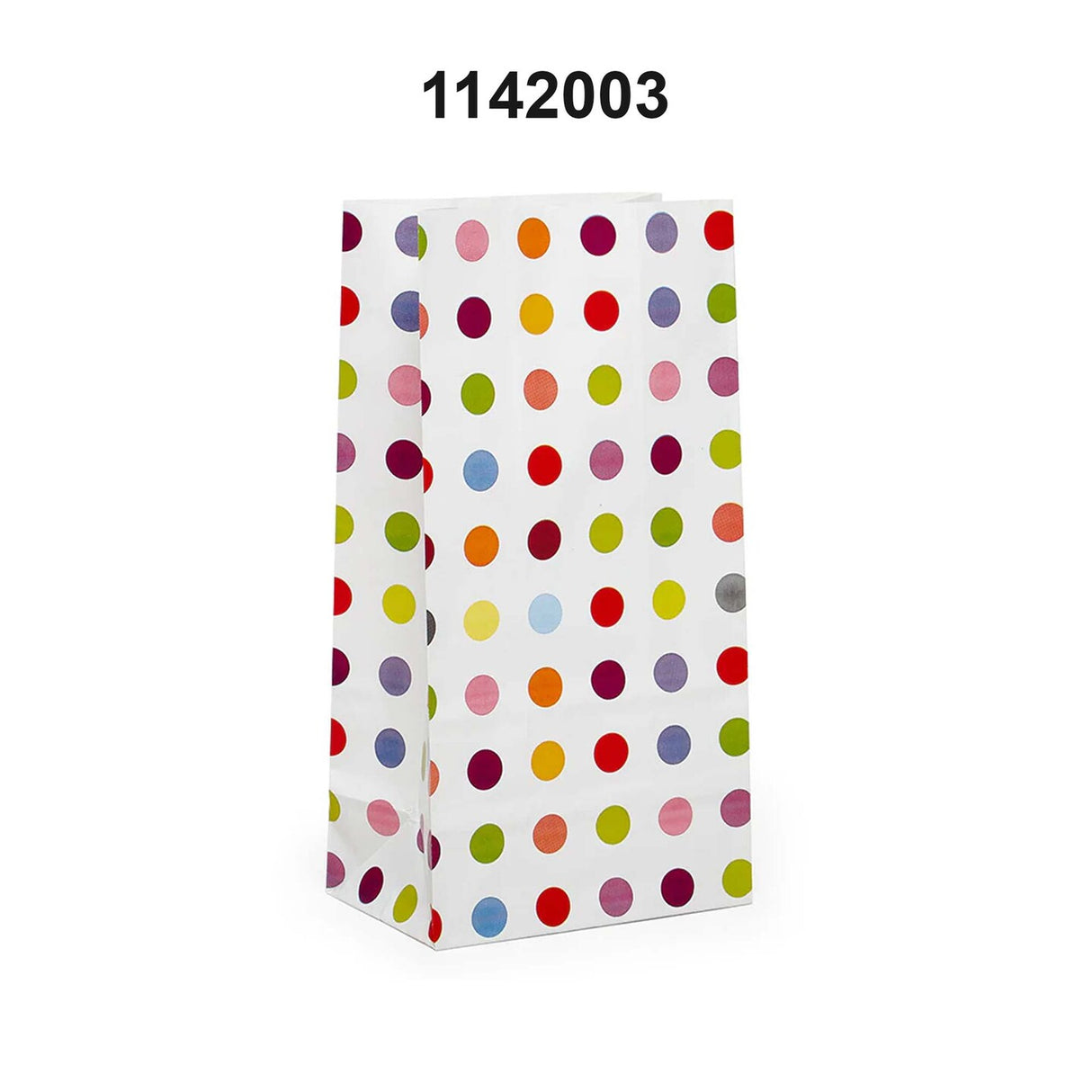 Dot Patterned Sos Food Bags 5'' X 3 1/8'' X 9 5/8''