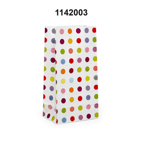 Dot Patterned Sos Food Bags 5'' X 3 1/8'' X 9 5/8''