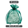 Chic Organza Bags 5” x 8” for Small Gift Wrapping