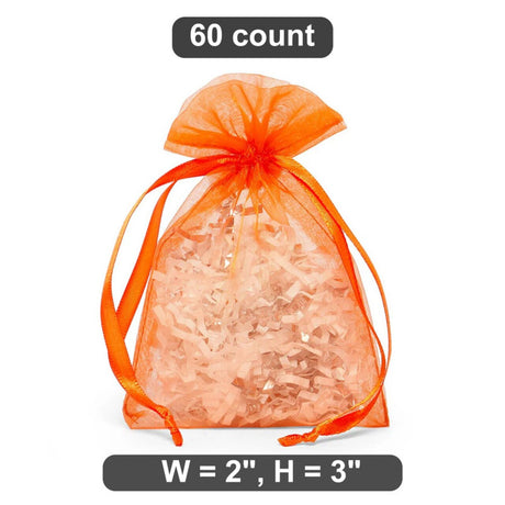2" x 3" Organza Bag Perfect for Tiny Gifts and Favors