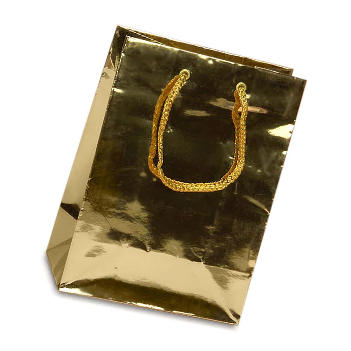 Metallic Paper Euro Totes 4 3/4'' x 2 3/4'' x 6 3/4'' for Stylish Packaging