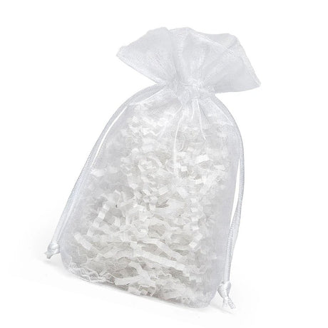 Flat Bottom Organza Bags 3 1/2'' x 1''x 5 1/2'' for Gift Wrapping