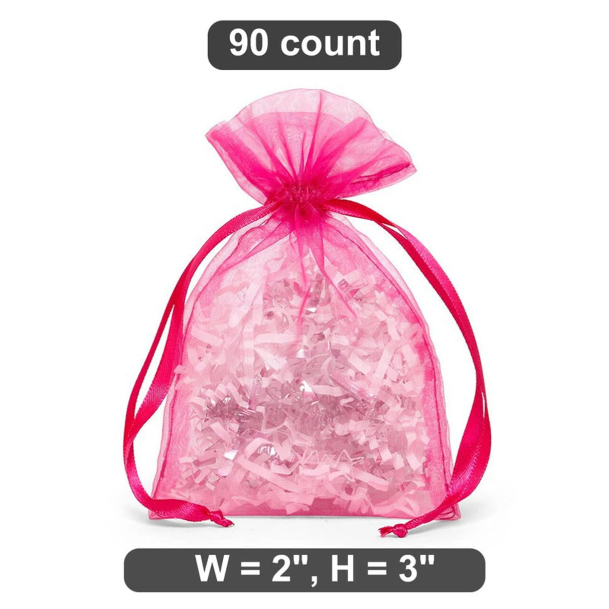 2" x 3" Organza Bag Small and Handy for Favors