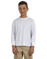 JERZEES® Dri-Power Youth Poly Cotton Long Sleeve Crewneck T-Shirt