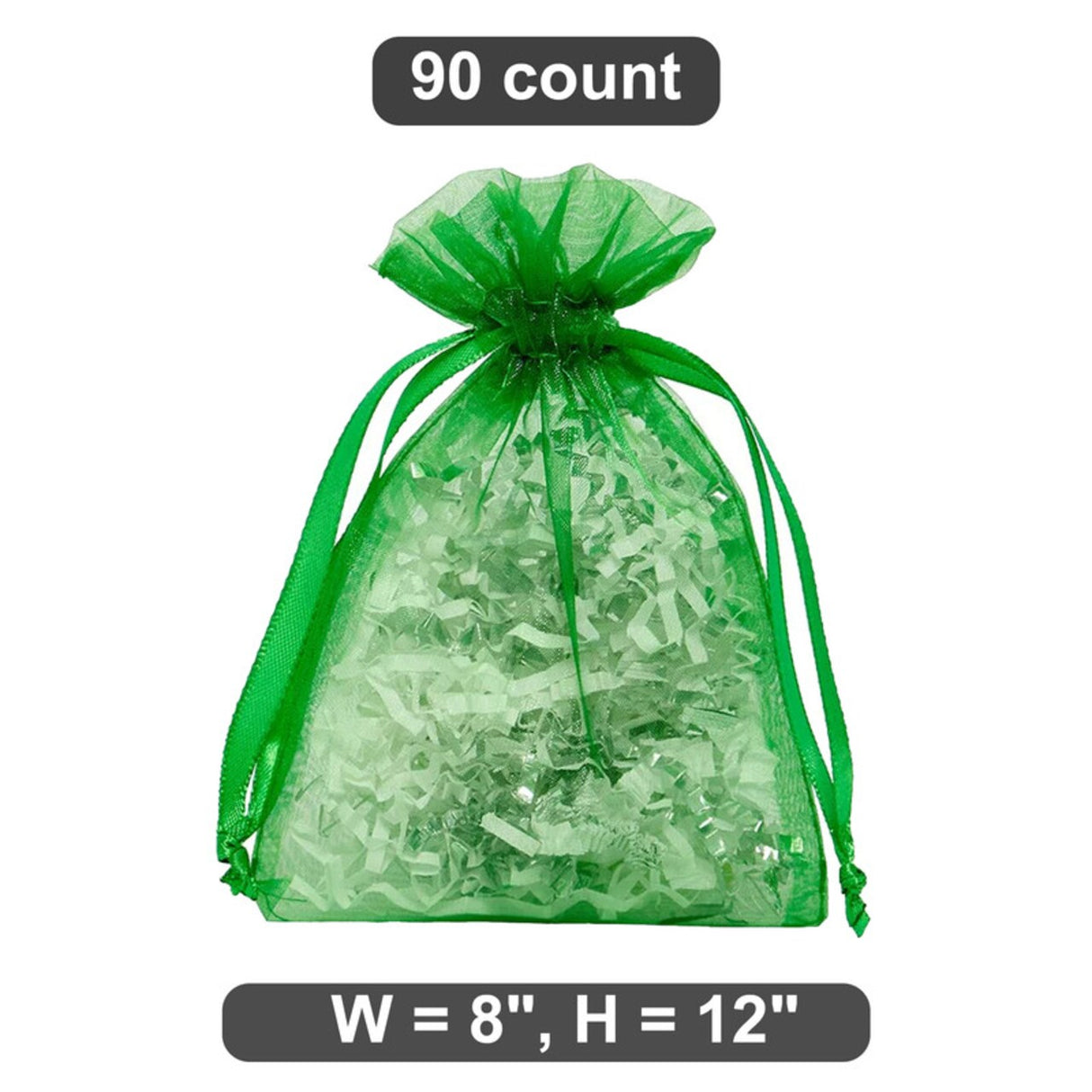 Sheer 8” x 12” Organza Bags Perfect for Party Gifts