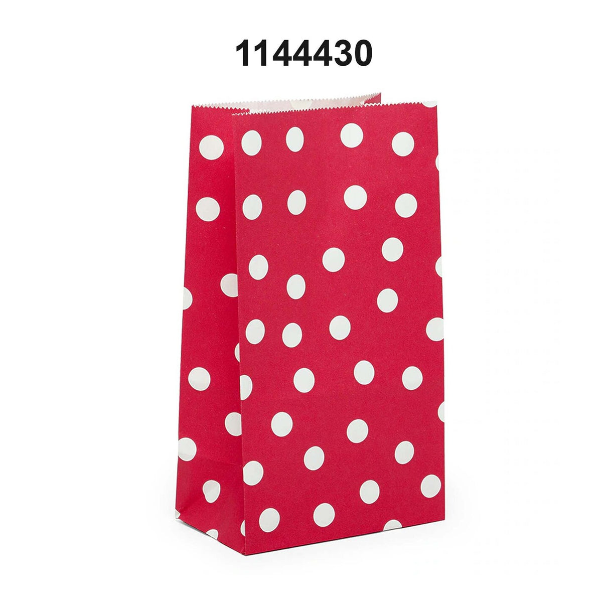 Dot Pattern Sos Food Bags 5'' X 3'' X 9 1/2'' Design
