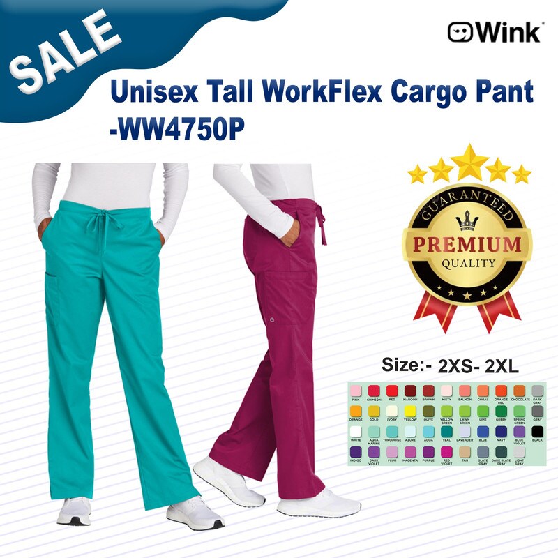 Wink® Women’s Petite WorkFlex Flare Leg Cargo Pant