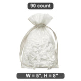 5” x 8” Organza Drawstring Bags Simple and Stylish