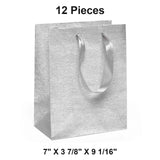 Metallic Euro Totes Brushed Finish 7'' X 3 7/8'' X 9 1/16'' Sturdy