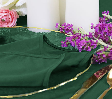 Square Scuba Table Overlay 72x72 Hunter Green