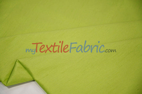 Faux Silk Polyester Dupioni Fabric - Solid Texture, 54" Width, Multiple Colors (Yards, Bolts, Sample Swatch)