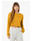 Bella + Canvas® Ladies Cropped Long Sleeve T Shirt