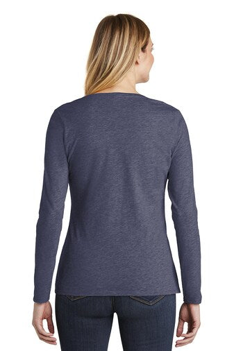 District® Women’s Long Sleeve V-Neck Tee