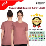 Next Level® Women's CVC Relaxed Crewneck Short Sleeve T-Shirt