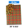Plaid Christmas Wrapping Paper Embossed Plaid 30 ''*833 '